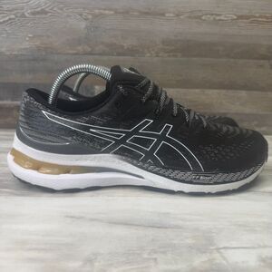 Asics Gel-Kayano 28 Shoes Women's Size 10 Medium Black White Sneakers 1012b047